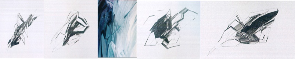 More or less like this; Right There/One up/Not Only/Almost Zero